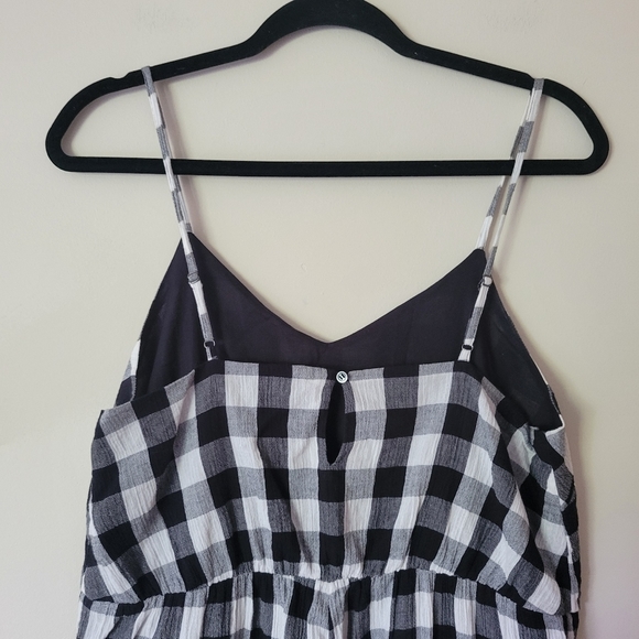 MADEWELL Cami Wide-Leg Jumpsuit in Gingham Check - Picture 7 of 11